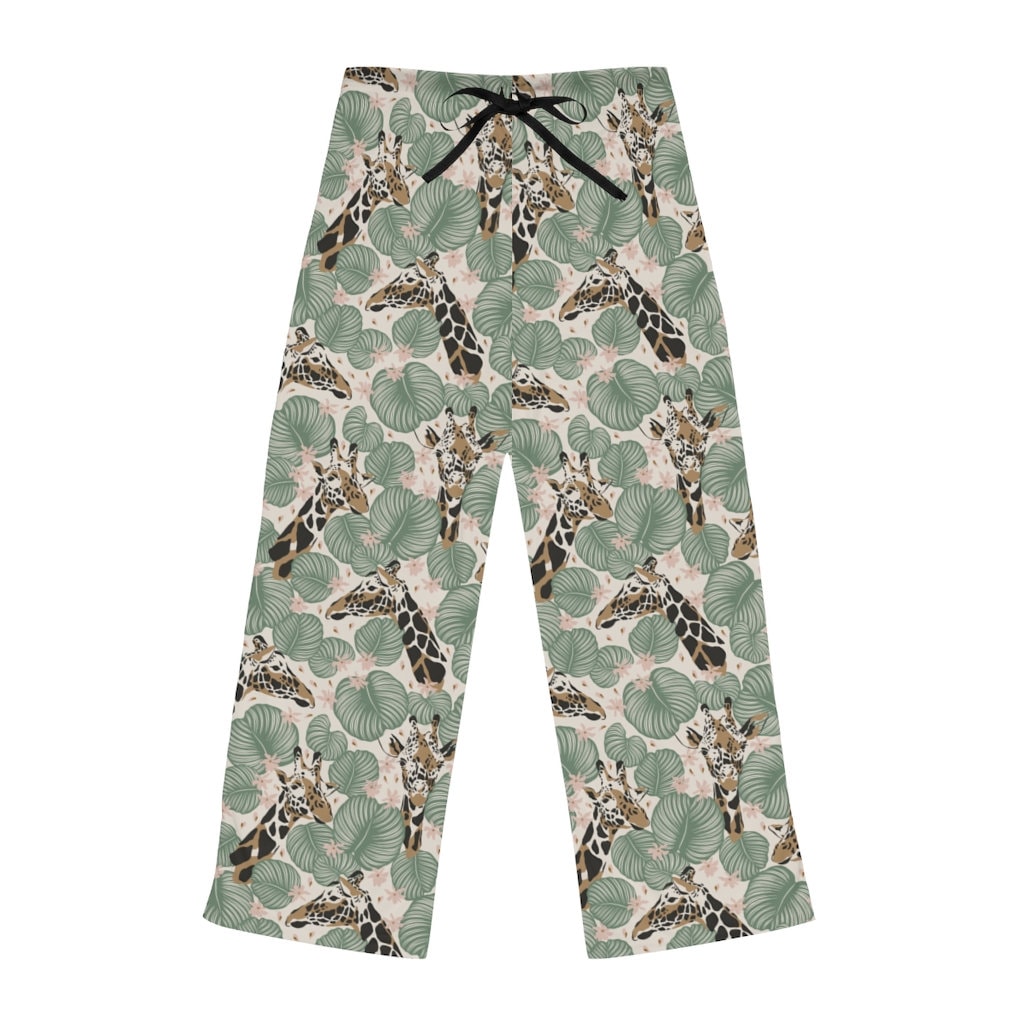 Giraffe Pajama Pants | Pants With Jungle Design | Relaxed Fit | 6 Sizes ...