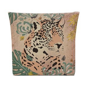 Boho Leopard Portrait - Sac cosmétique