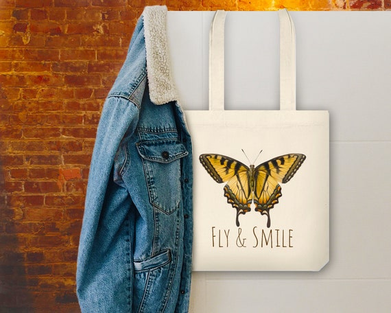 Fly and Smile – Boho Butterfly Bag – Recycled Woven