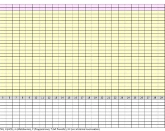 Basal Body Temperature TTC Printable
