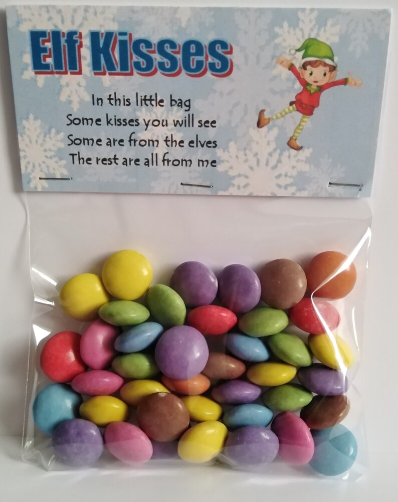 Elf Kisses Christmas Eve Box Novelty Stocking Filler Etsy