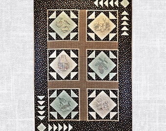 Up in the Mountains embroidery pattern / quilt pattern