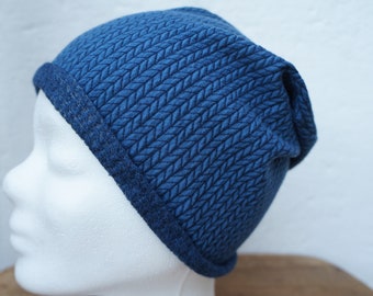 Mütze Herren Damen Beanie Bio Baumwolle