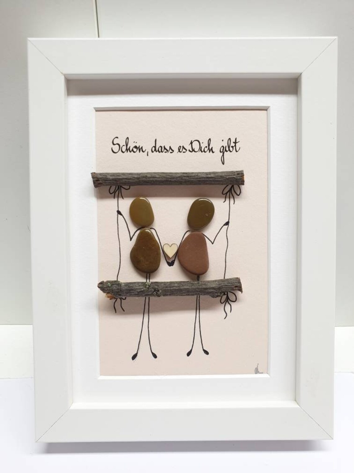 Steinbilder schön das es Dich gibt Etsy