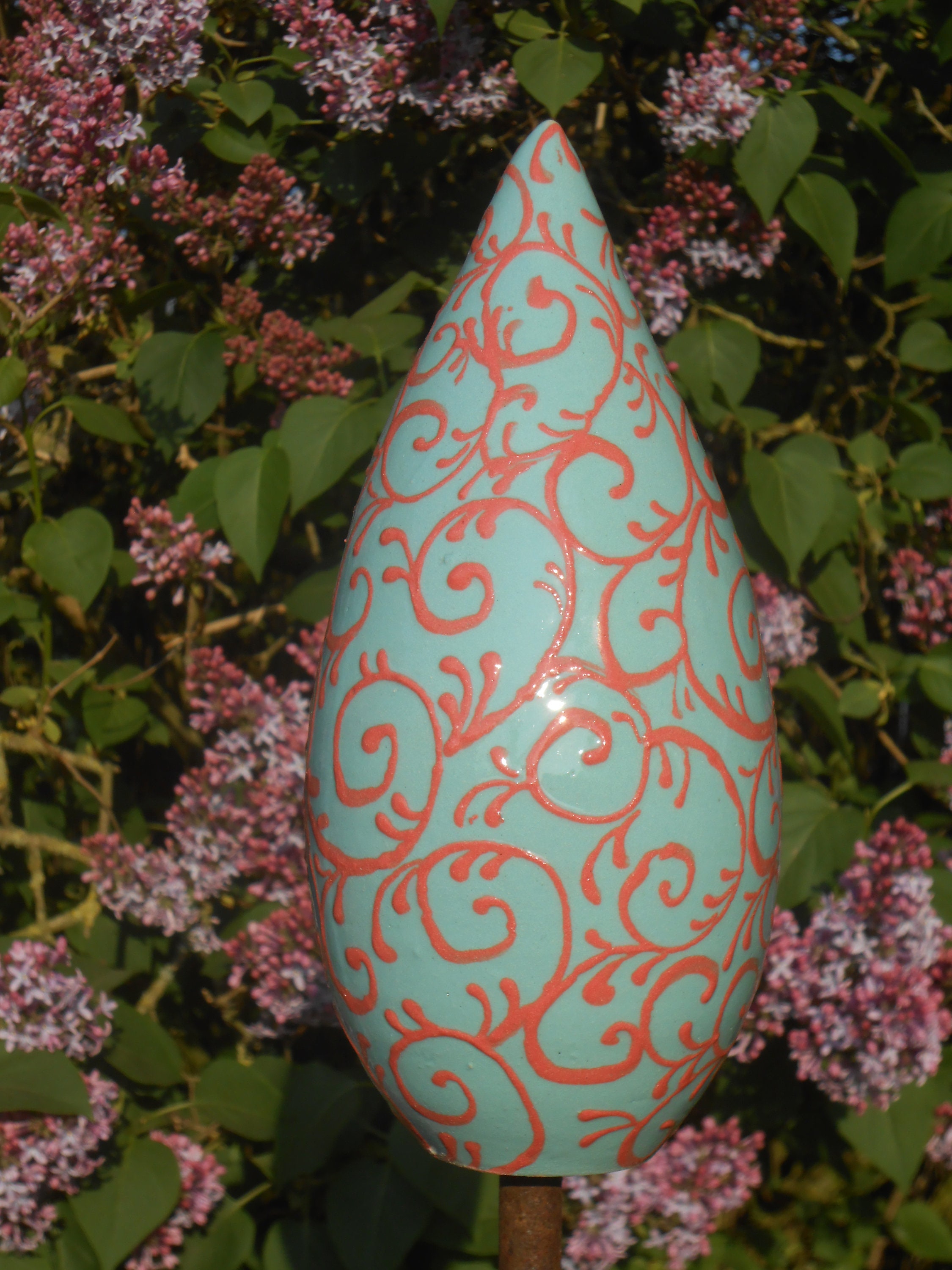 Garden ceramics set garden ornaments Etsy