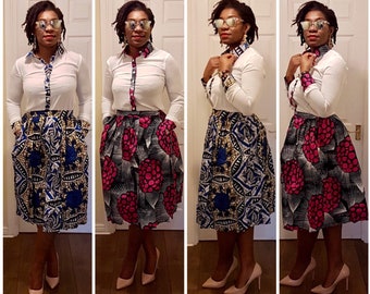 ankara chiffon styles
