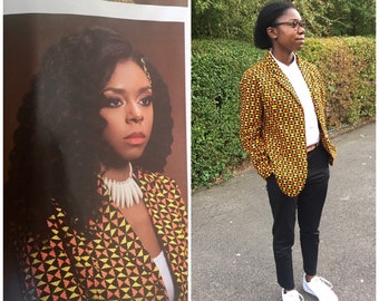kitenge trouser suit