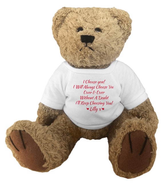 personalised teddy bears for girlfriend