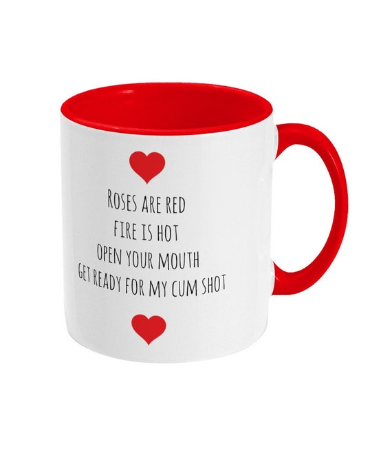 Roses Are Red Poem Rude Valentines Day Mug Gift For Her Etsy