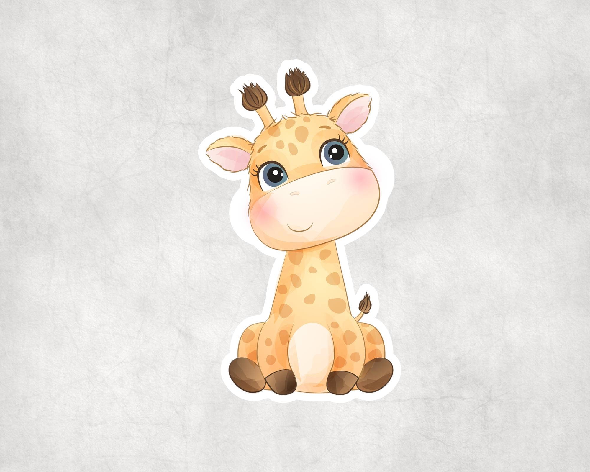 Giraffe Baby Month Stickers – iCustomLabel