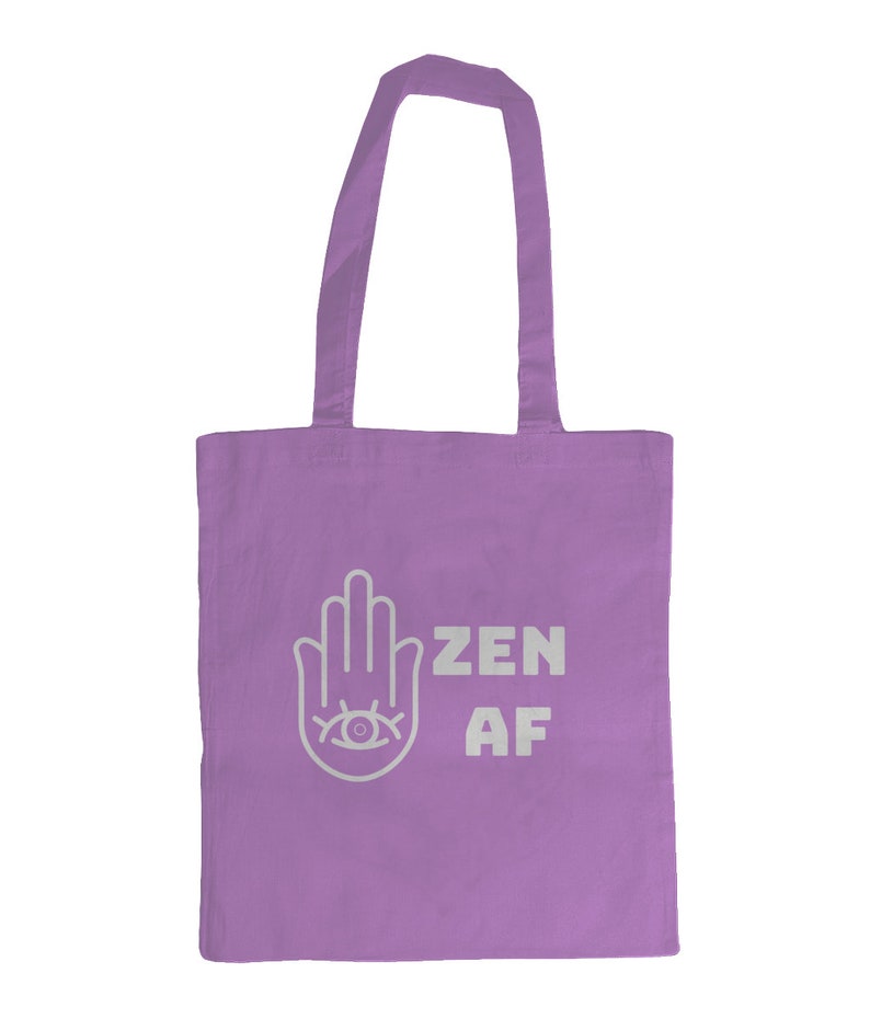 Various Colours Zen AF Yoga Shoppers Shoulder Tote Bag