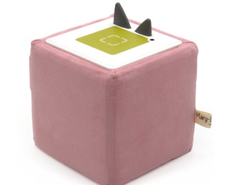 Toniebox cover protective cover cover 100% cotton "Simply Rosé Cord" perfect fit, sturdy fabric, cord, pink