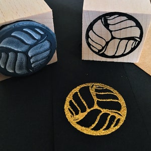 Rubberstempel Japanse kunst vintage decoratie slakkenhuis natuurmotief houten gemonteerd papier ambachtelijke cadeau zelfgemaakte ontwerpstempel