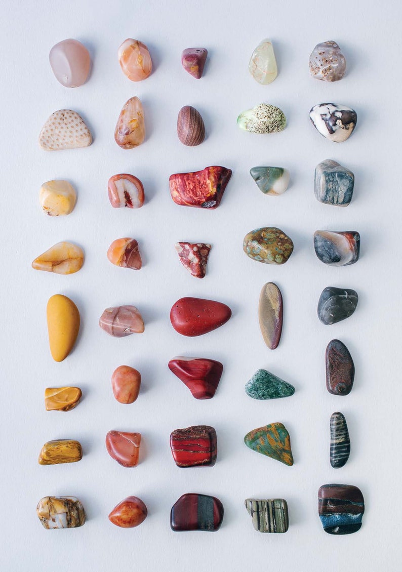 Rock Candy Grußkarte Eine Sammlung australischer Steine Bild 2