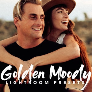 Golden Moody 01 - Preset Pack //  MOBILE & DESKTOP VERSION // Moody and Golden Lightroom Preset // Natural colors Preset