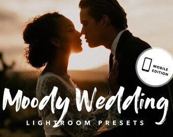 Mobile Lightroom Preset / Warm & Moody Mobile Preset / Moody Wedding Preset for Adobe Lightroom Mobile