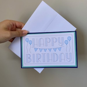 Cartão de feliz aniversário