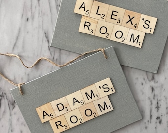 Scrabble Letter children Bedroom Decor