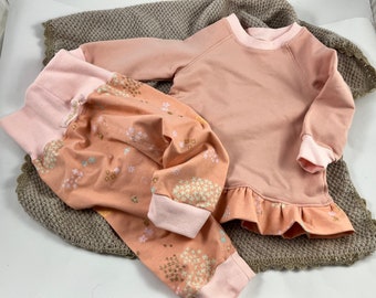 Bekleidungset gr 74 rosé Hose mit Kleid