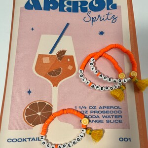 HALM Aperol Spritz Frasi Bicchiere Cannucce Holy Aperoli 6x 23 cm - Edizione Regalo - divertenti Detti incisi incl. Spazzola Cannuccia di vetro