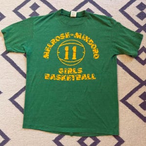 Vintage Girls Basketball T-shirt 70s 80s