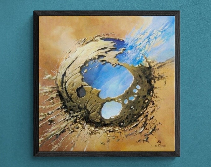 EVENT HORIZON | Fine art print from original oil painting | Modern home decoration | Gift idea for surreal art lovers