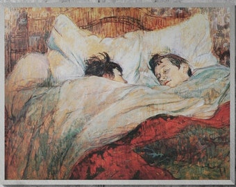 Toulouse-Lautrec 'The Bed' Giclée Art Print – Bohemian Home Decor