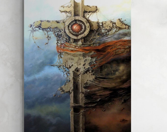 EUROPA Giclée FineArt Print reproduction from original oilpainting, printed on Hahnemühle Museum-Quality art paper, Gift for Art Lovers