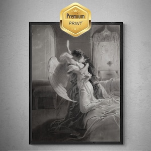 Rencontre romantique : Mihaly Von Zichy | Reproduction d&#39;oeuvres d&#39;art | Papier artistique, toile et impression 3D texturée de qualité supérieure finie à la main avec des coups de pinceau