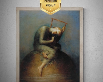 Hope by George Frederic Watts – Giclee Print, Symbolist Art