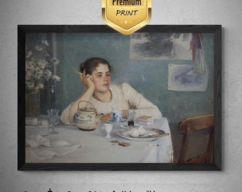 Elin Danielson-Gambogi "After Breakfast" Art Print – Giclée Canvas or Paper