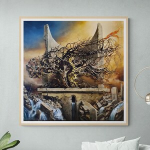 Tree of life, Giclée canvas print, Heavyweight paper / real art canvas, Print on canvas