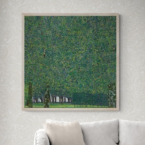 Gustav Klimt "Il parco" Stampa artistica giclée, riproduzione premium su tela e carta artistica