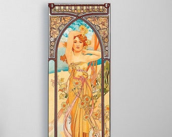 Alphonse Mucha Art Nouveau Print – Brightness of Day, Giclee Canvas/Paper