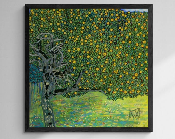 GUSTAV KLIMT, Golden Apple Tree, Giclee Print Reproduction Painting, Heavyweight print on Fineart paper or museum quality poster, large art