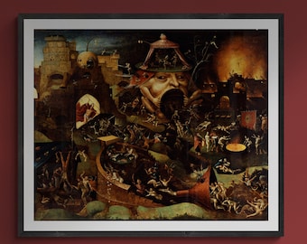 Christ in Limbo Giclée Print, Hieronymus Bosch Fine Art Reproduction