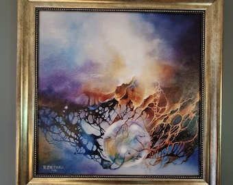 BUBBLE DREAM Art Prints from oil painting,  Abstract painting,  framed, Home decore