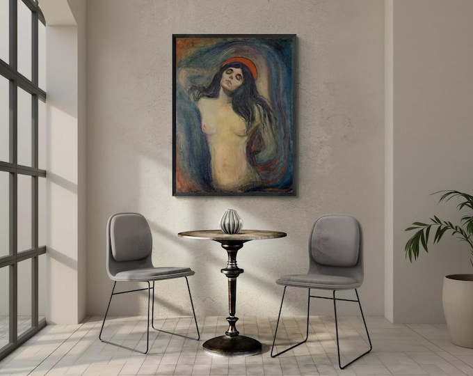 Edvard Munch Madonna Art Print: Museum Quality Giclee Canvas or poster