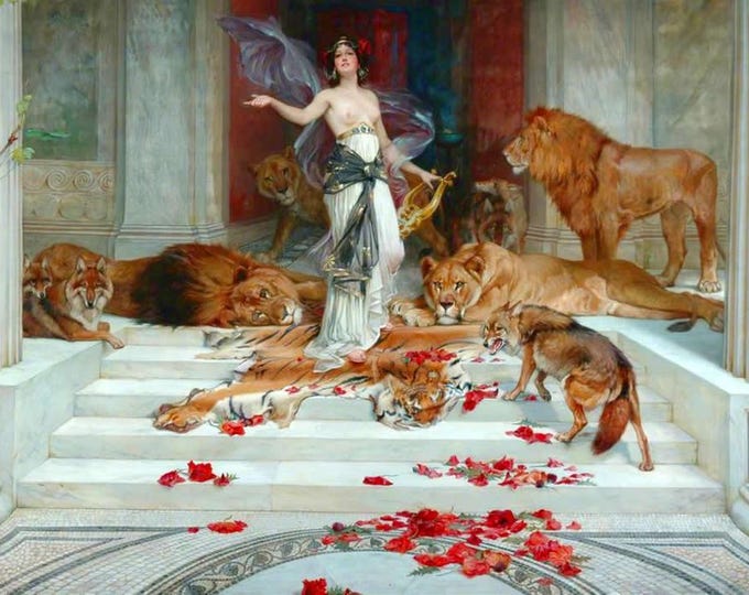 Circe by Wright Barker | Premium Reproduction Art Print on Canvas or Archival Paper | 3D Textured Print for a Museum-Quality Finish