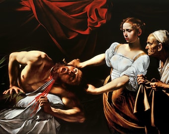 Caravaggio Judith Beheading Holofernes Giclée Print on art paper
