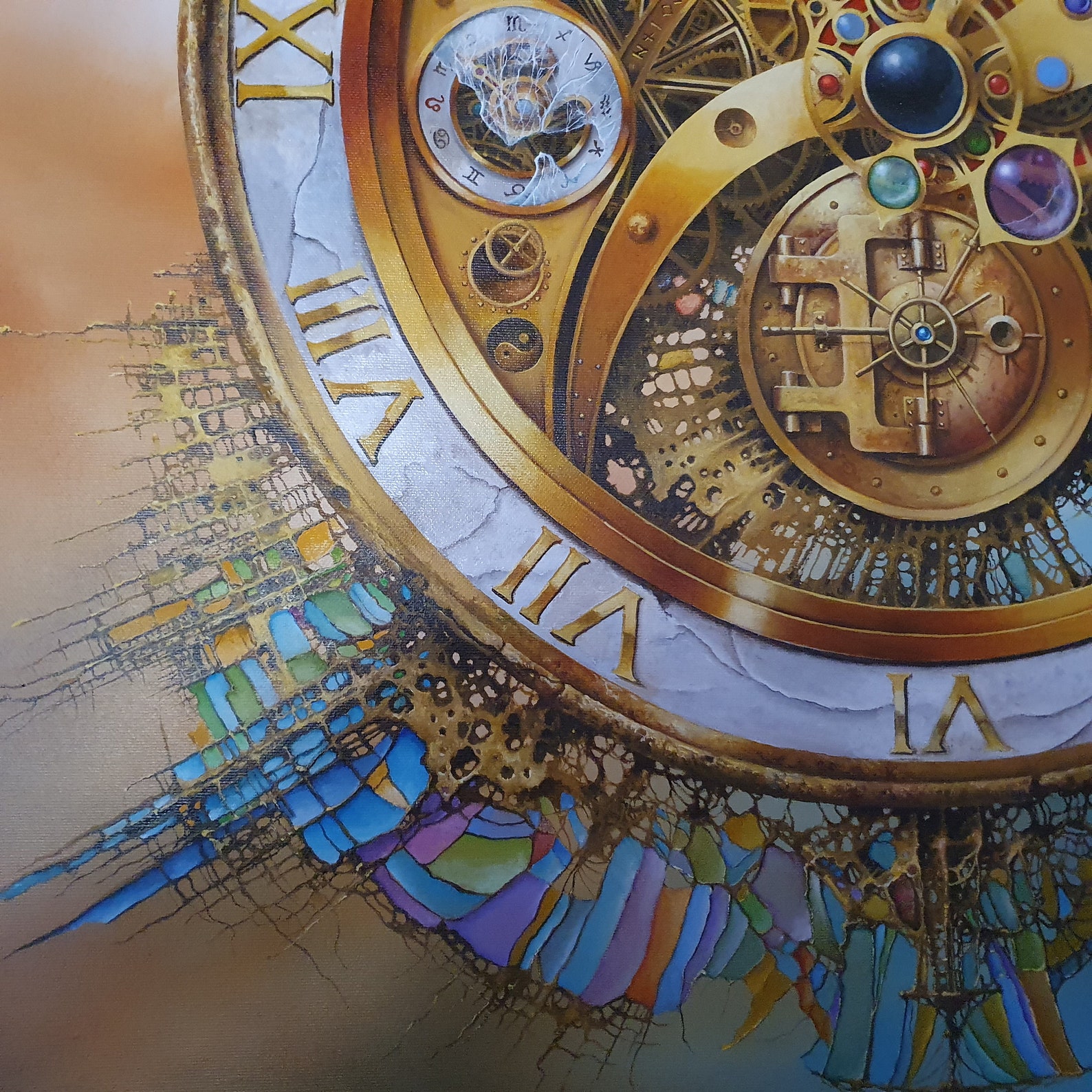 MYSTERY OF TIME Art Prints From Original Painting Surreal - Etsy