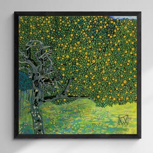 GUSTAV KLIMT - Albero di mele d'oro - Stampa artistica da parete giclée, riproduzione di arte classica, stampa su tela o carta, grande opera d'arte originale