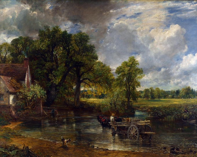 The Hay Wain by John Constable | Museum-Quality reproduction | Heavyweight print on Fineart paper or museum quality poster on Hahnemühle