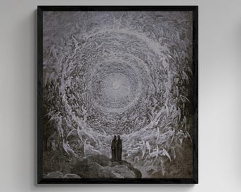 Gustave Dore 'In the Empyrean' Giclée Canvas Print with Floating Frame