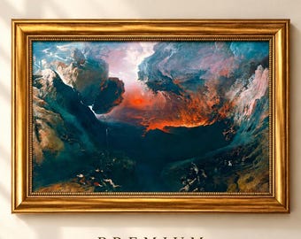 The Great Day of His Wrath – John Martin | Premium Museum-Quality Canvas Reproduction