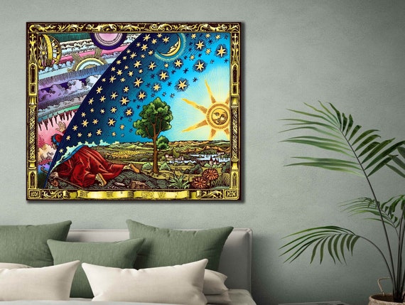 Flammarion Print - Vintage Celestial Exploration Art - Etsy