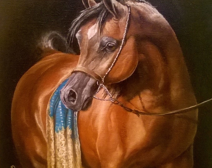 HORSE of YOUR HEART | fine art print from original oil painting | horse photo| equestrian print | equestrian decor | High Definition Print