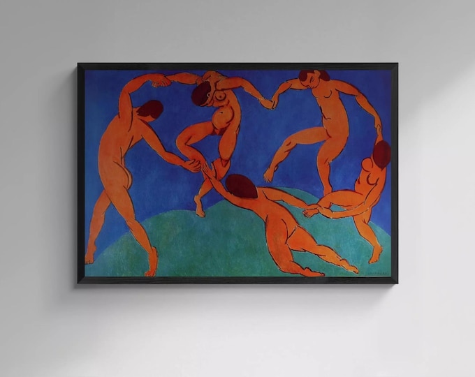 Henri Matisse Dance II Canvas Print | Hand-Textured Wall Art