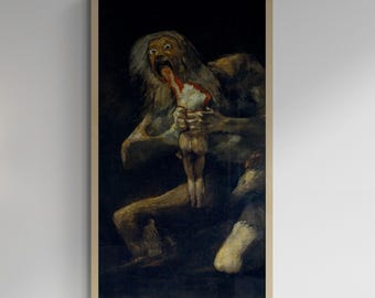 Goya Saturn Devouring Son Print | Fine Art Giclee Reproduction