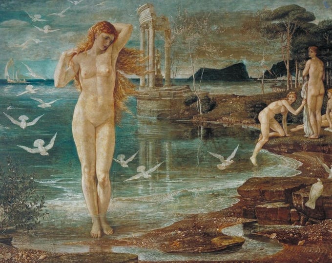 Renaissance of Venus by Walter Crane | Premium Paper Reproduction | Timeless Fine Art Print for Classical Décor & Art Enthusiasts